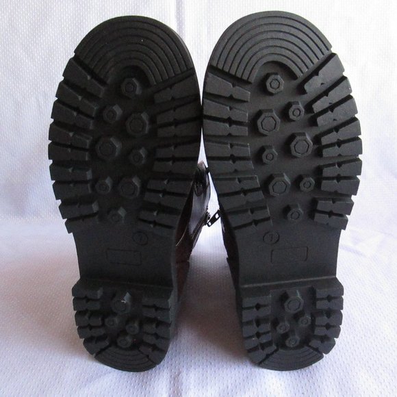 SO REINDEER BROWN COMBAT BOOTS SIZE 7 - Picture 4 of 14